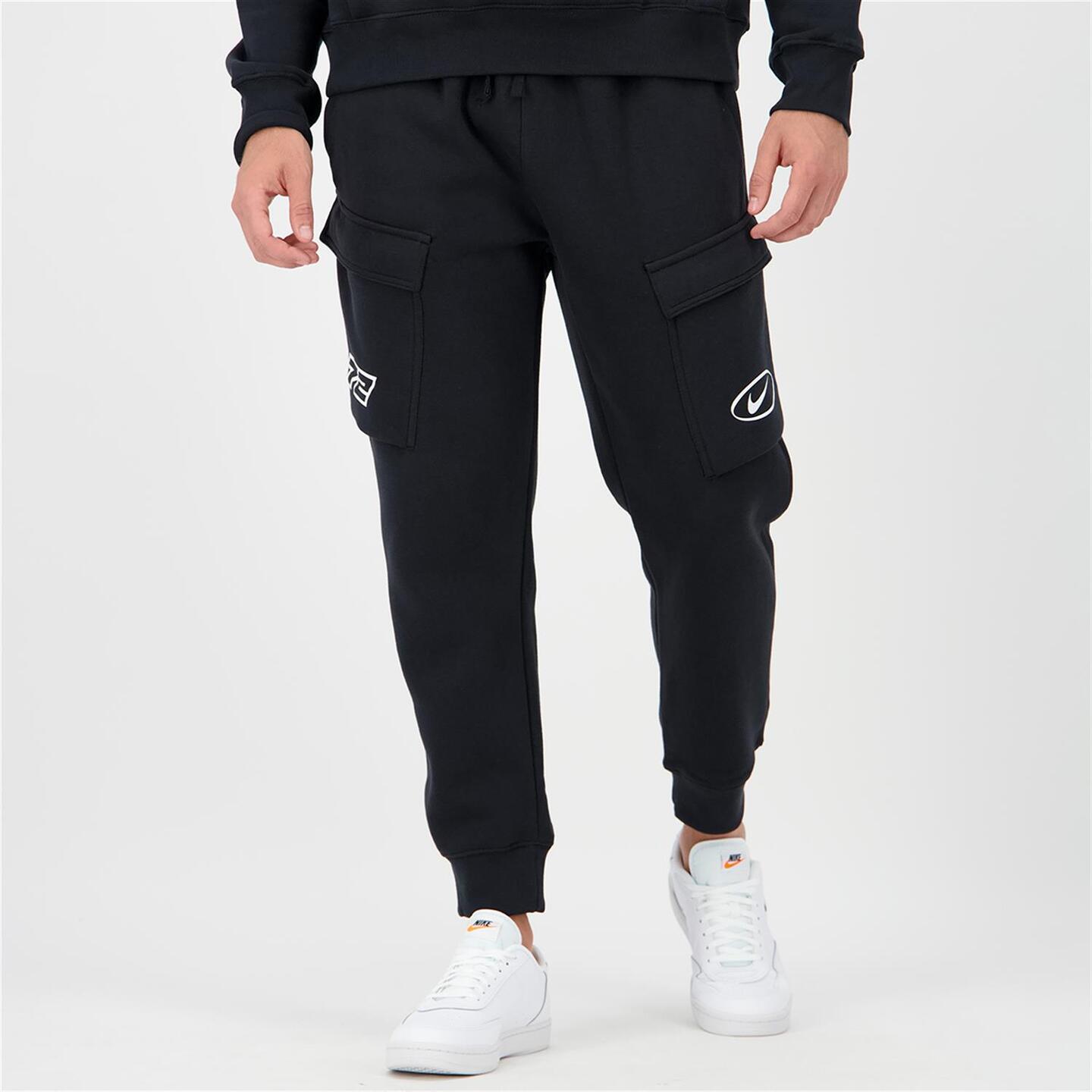 Pantalón Cargo Nike - negro - Pantalón Chándal Hombre