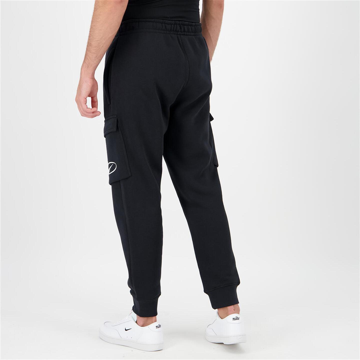 Calças Punho Nike - negro - Calças Cargo Homem