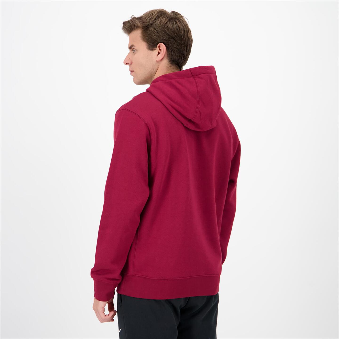 Nike Club Multilogo - rojo - Sweatshirt Capuz Homem