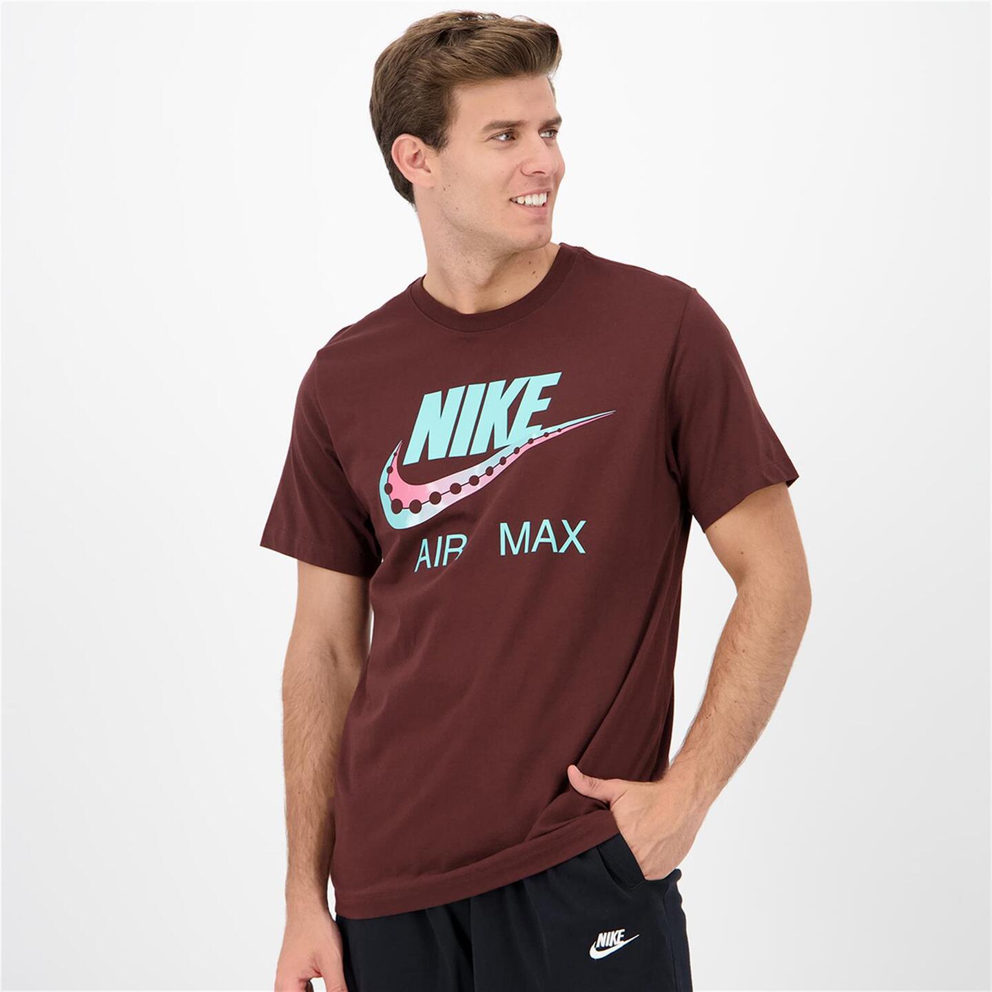 Nike Air - rojo - T-shirt Homem