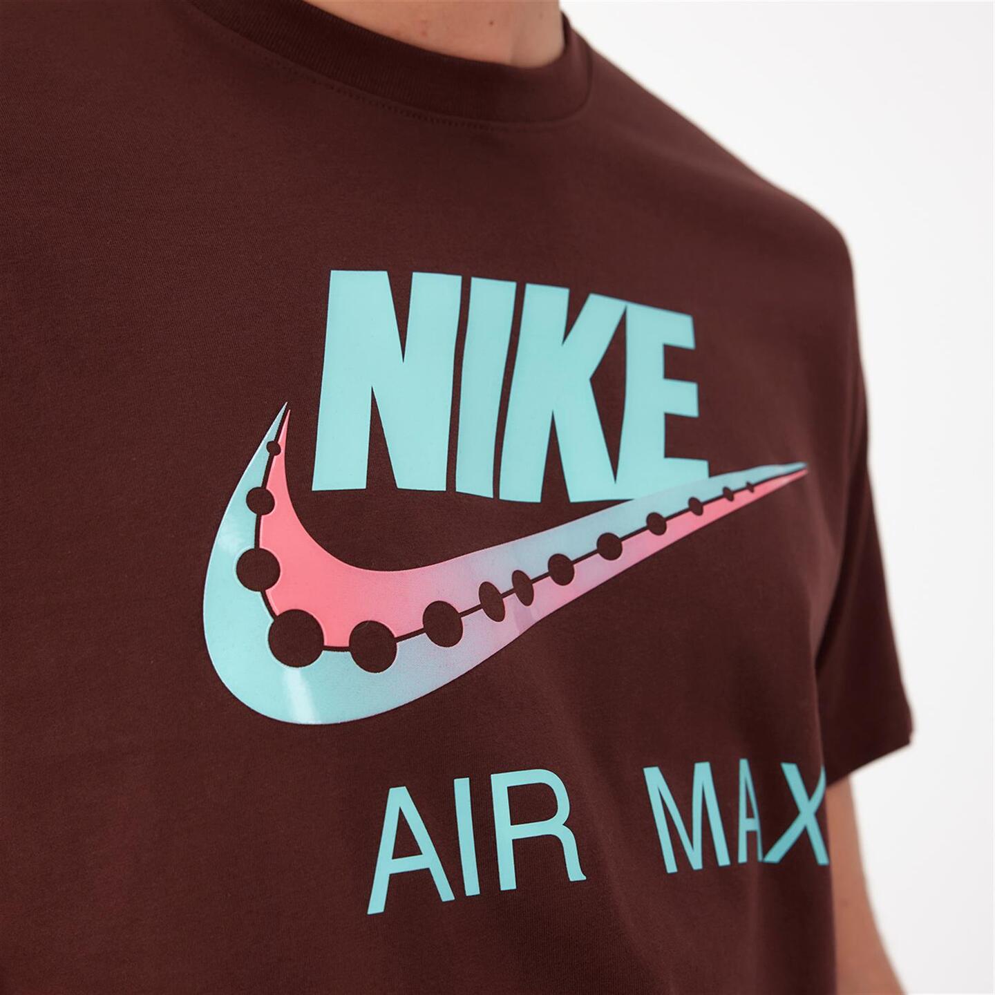 Nike Air - rojo - T-shirt Homem