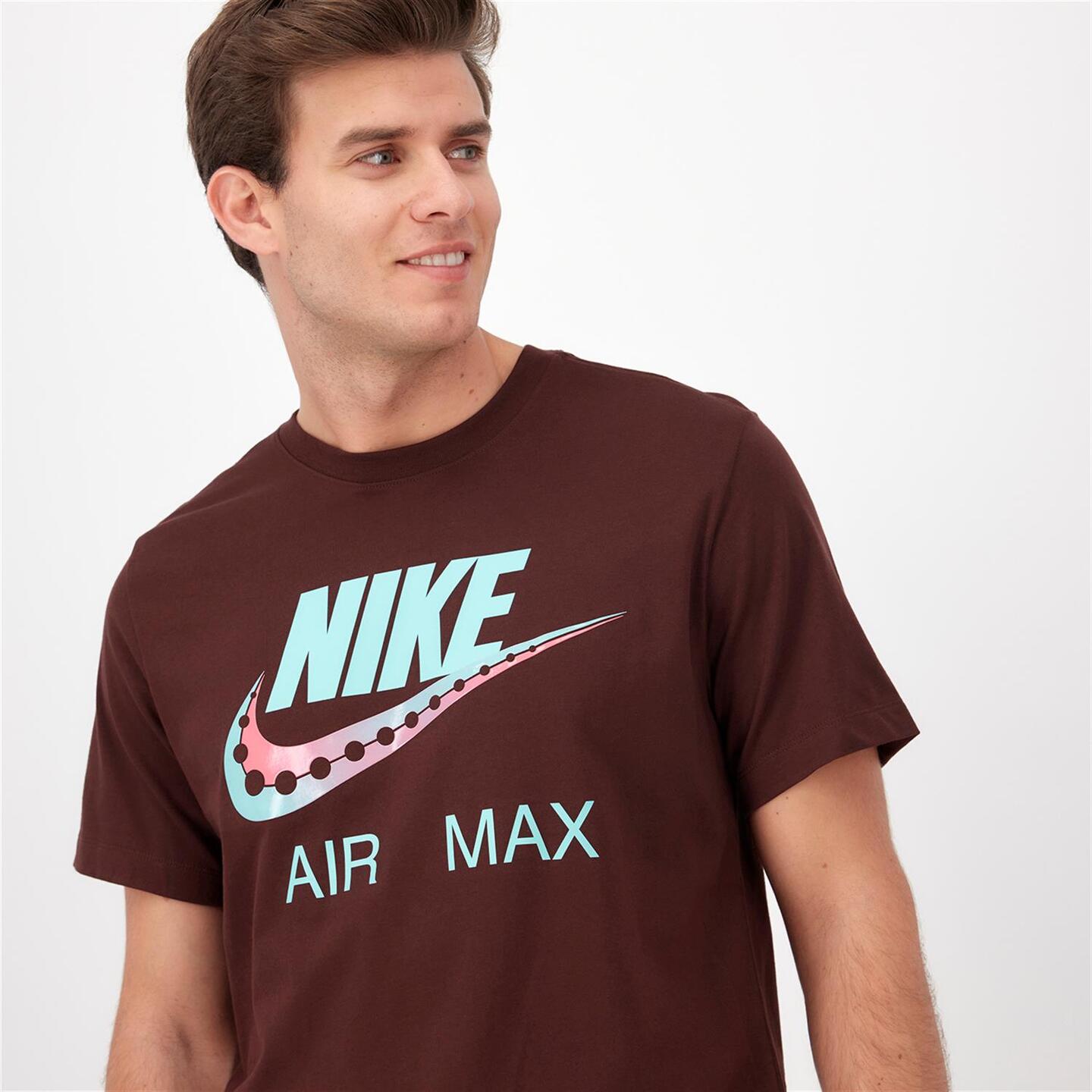 Nike Air - rojo - T-shirt Homem