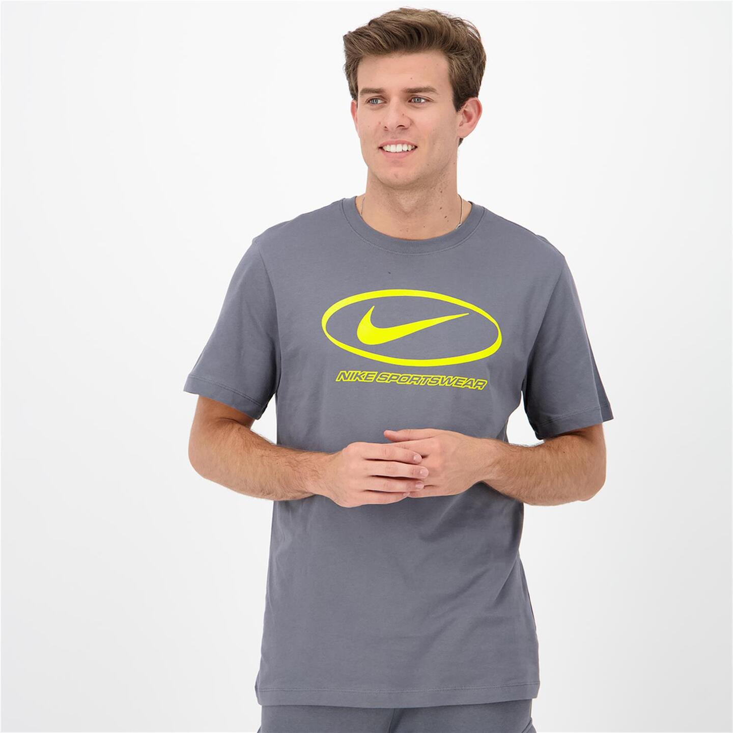 Camiseta Nike - gris - Camiseta Hombre