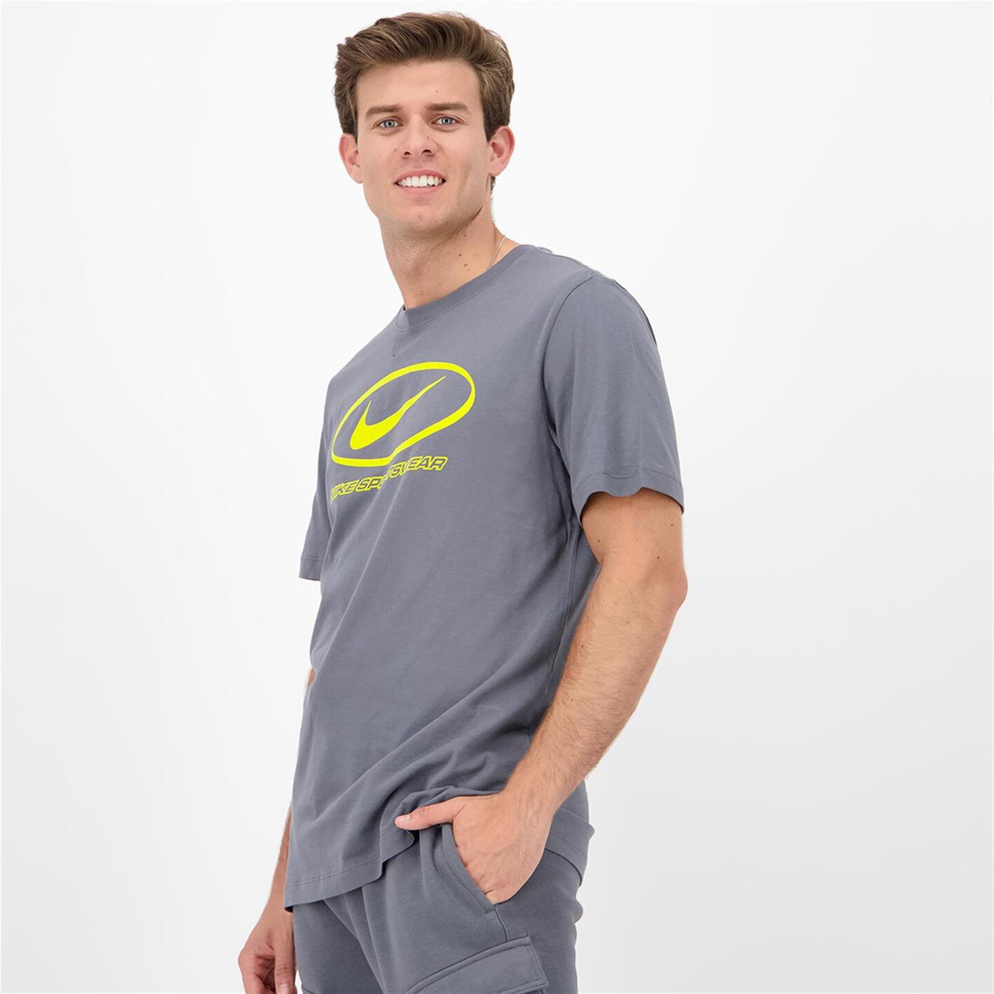 Camiseta Nike - gris - Camiseta Hombre