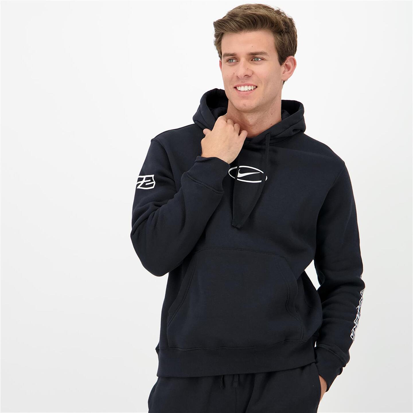 Sudadera Nike - negro - Sudadera Capucha Hombre