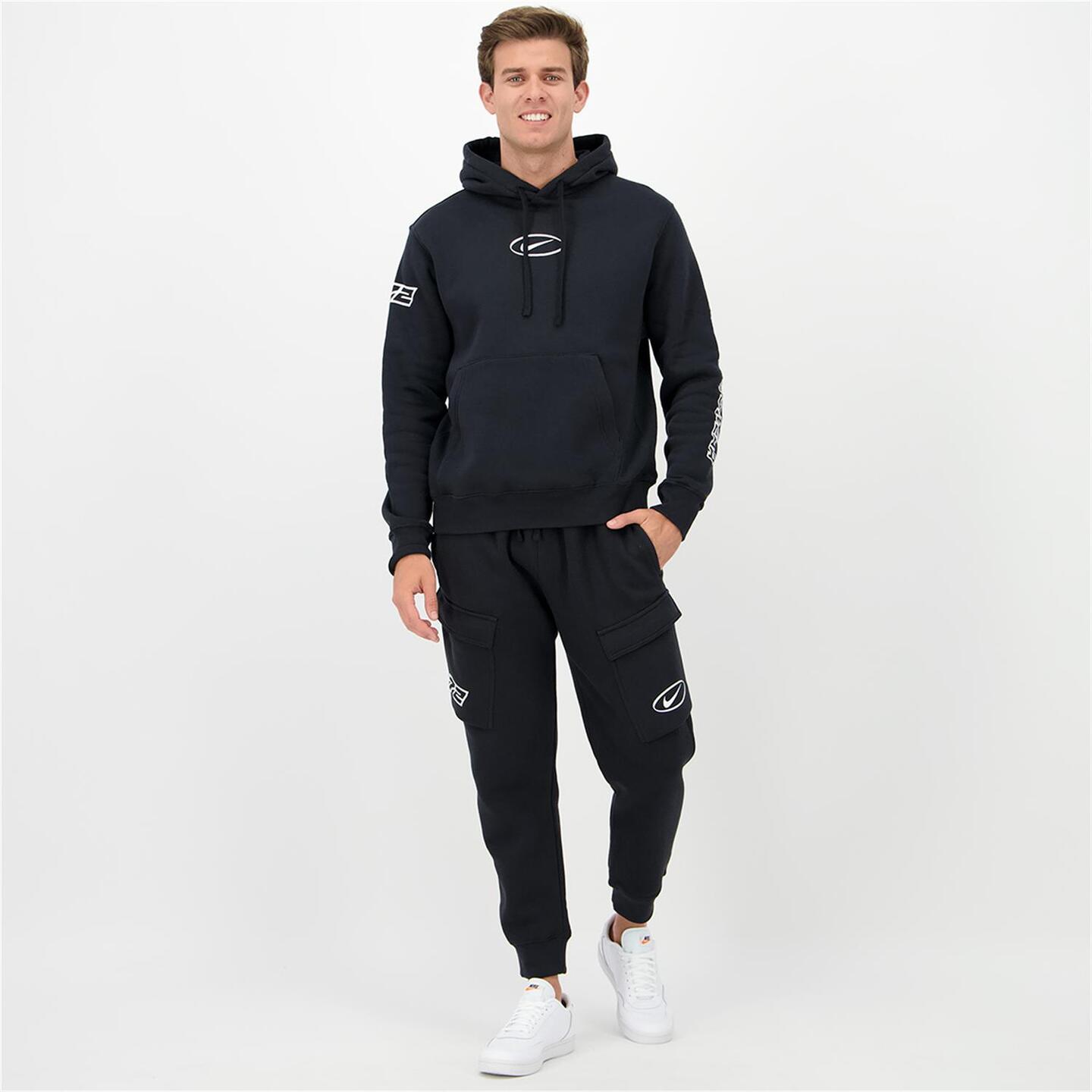 Sudadera Nike - negro - Sudadera Capucha Hombre