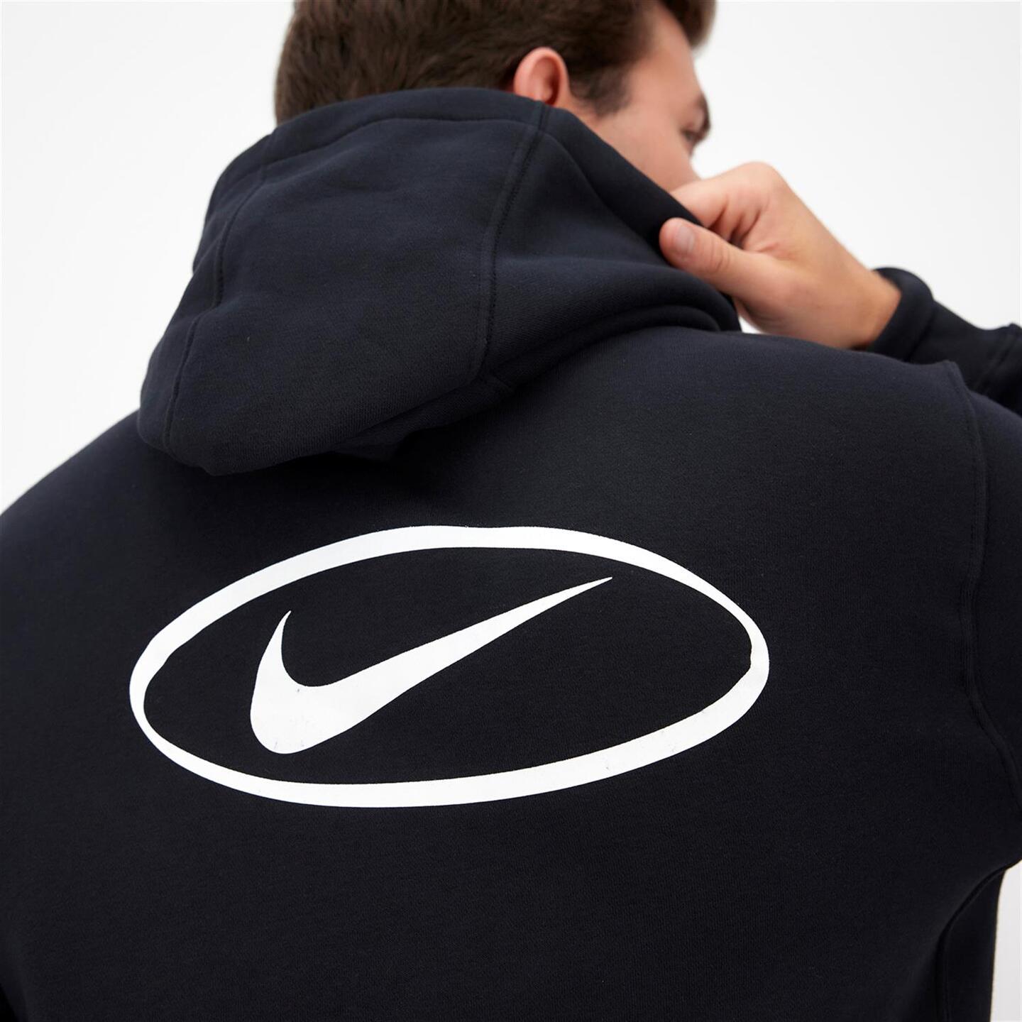 Sudadera Nike - negro - Sudadera Capucha Hombre