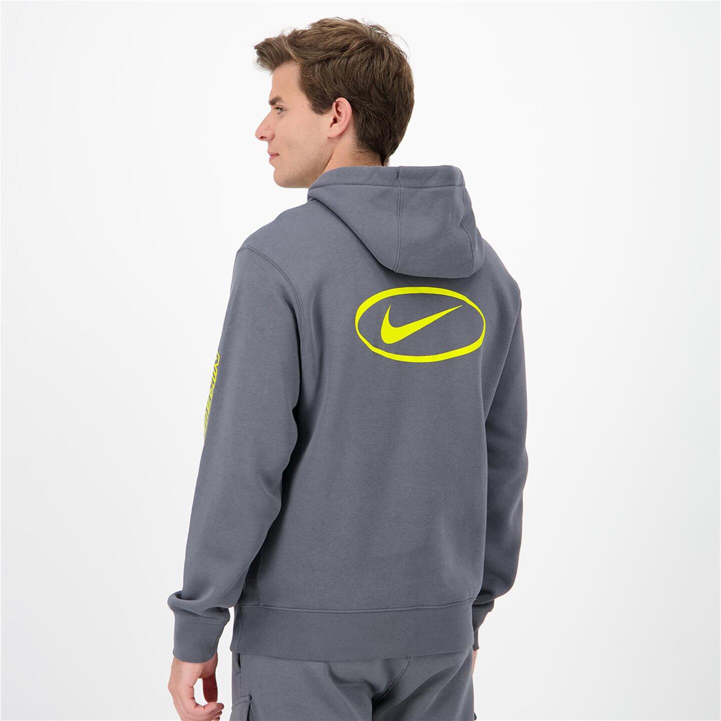 Sweatshirt Nike - gris - Sweatshirt Capuz Homem