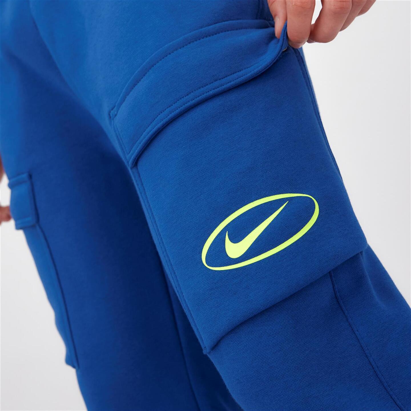 Pantalón Cargo Nike - azul - Pantalón Chándal Hombre