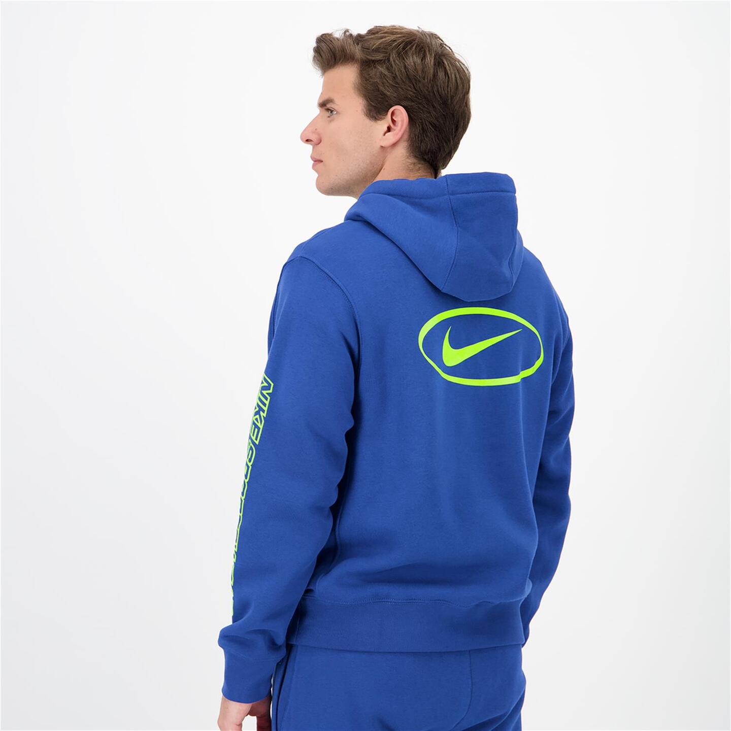 Sweatshirt Nike - azul - Sweatshirt Capuz Homem