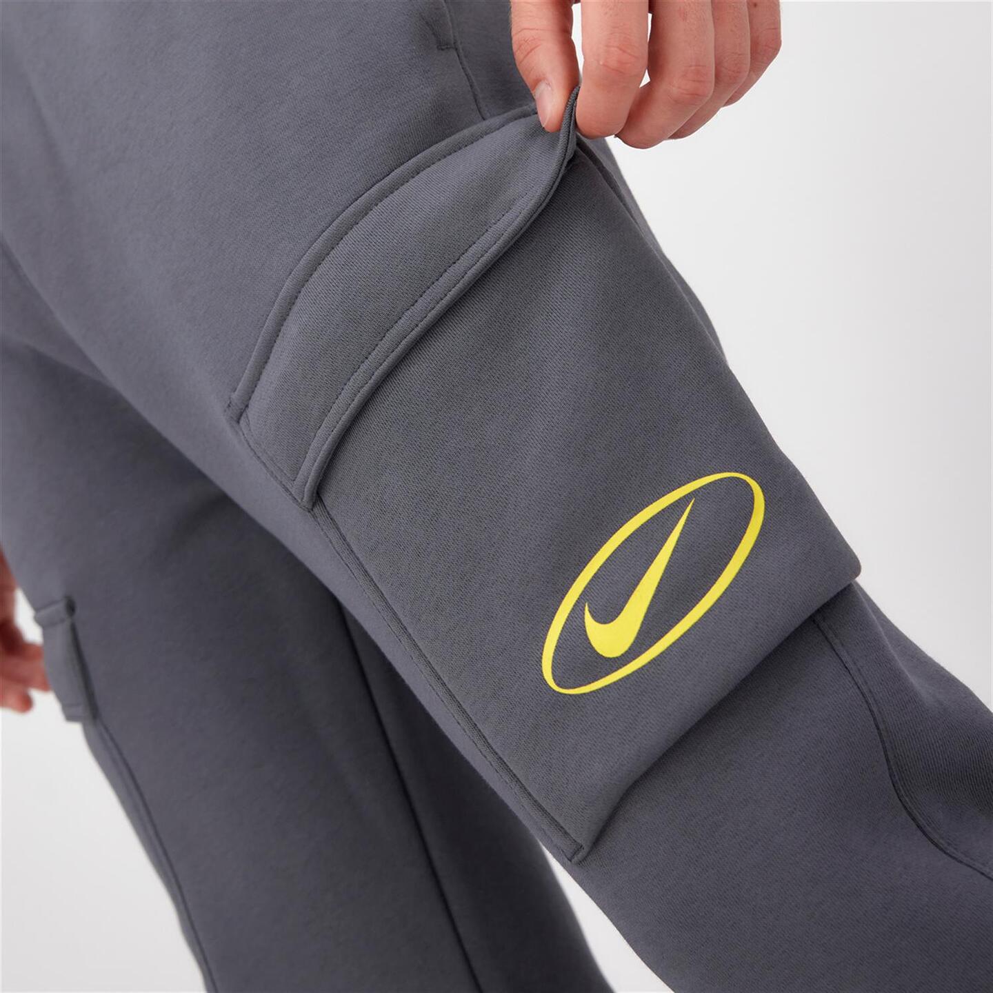 Pantalón Cargo Nike - gris - Pantalón Chándal Hombre