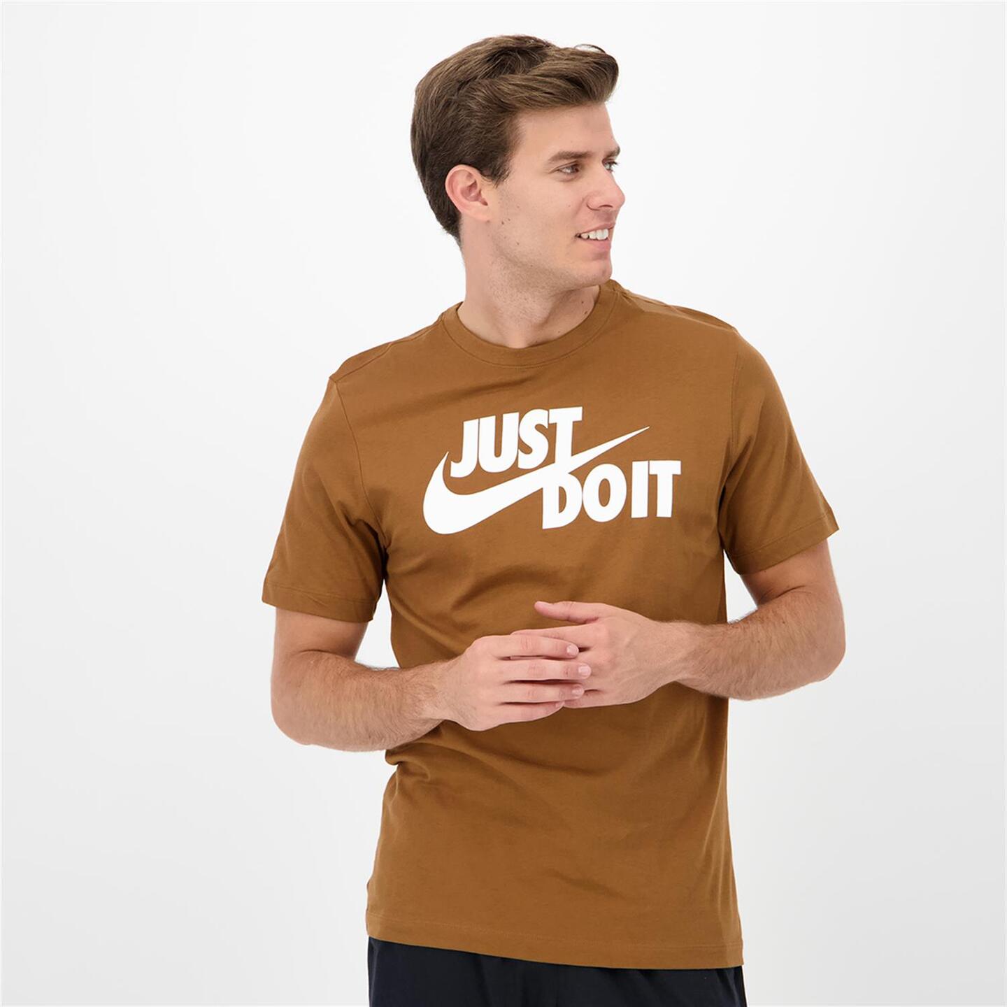 Nike Just Do It - marron - Camiseta Algodón Hombre