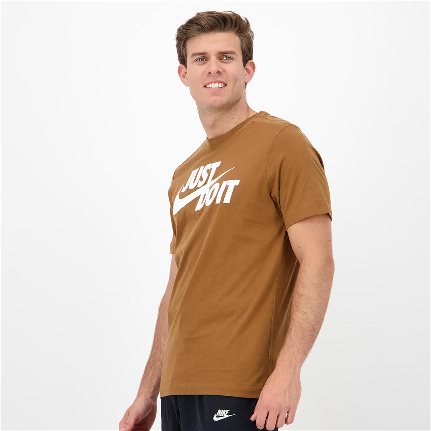 Nike Just Do It - marron - Camiseta Algodón Hombre