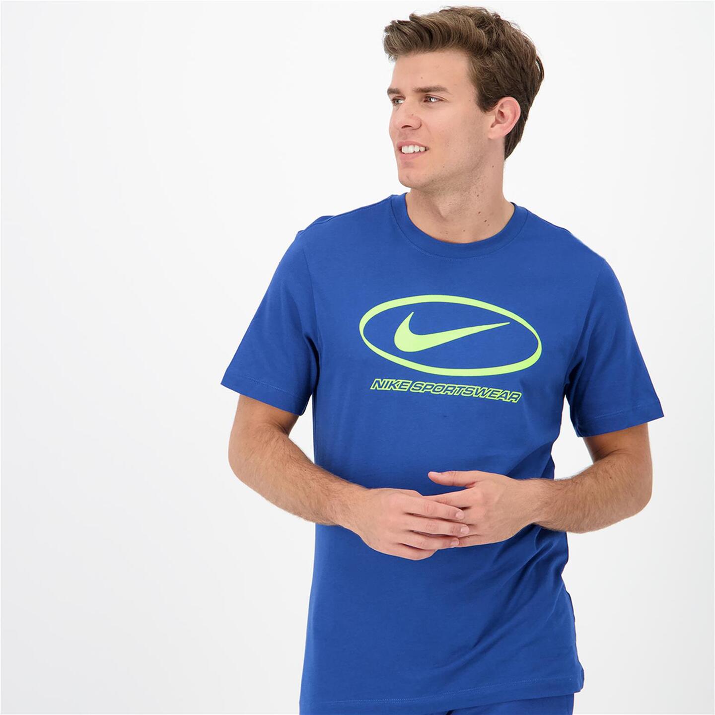 T-shirt Nike - azul - T-shirt Homem