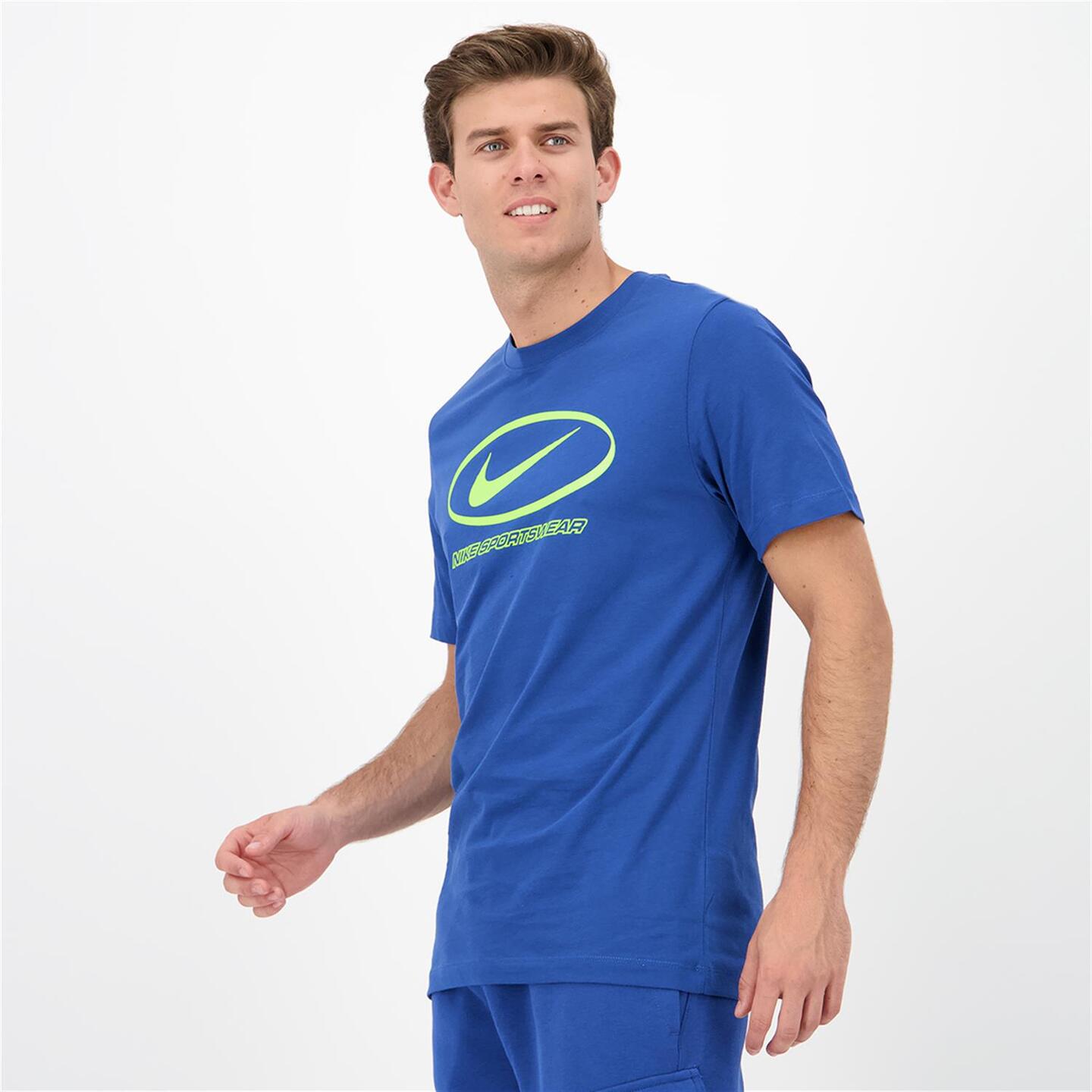 T-shirt Nike - azul - T-shirt Homem