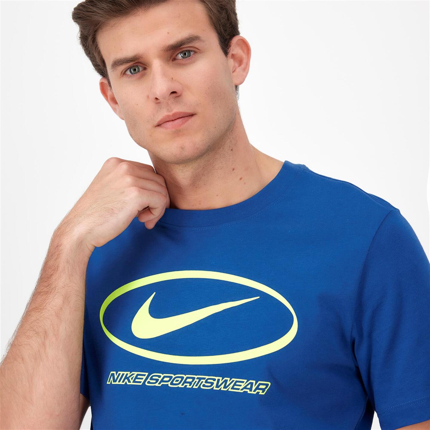 Camiseta Nike - azul - Camiseta Hombre