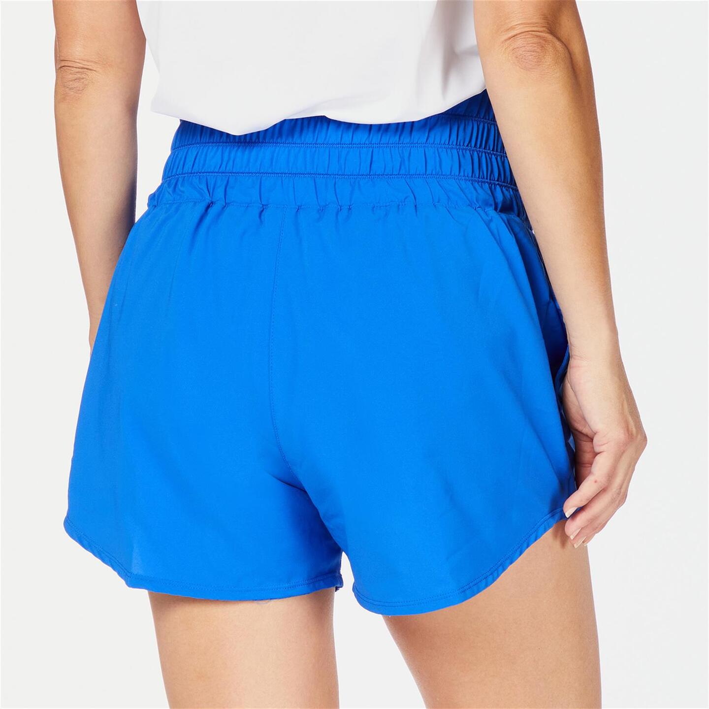 Nike One 3" - azul - Pantalón Corto Tiro Alto Mujer