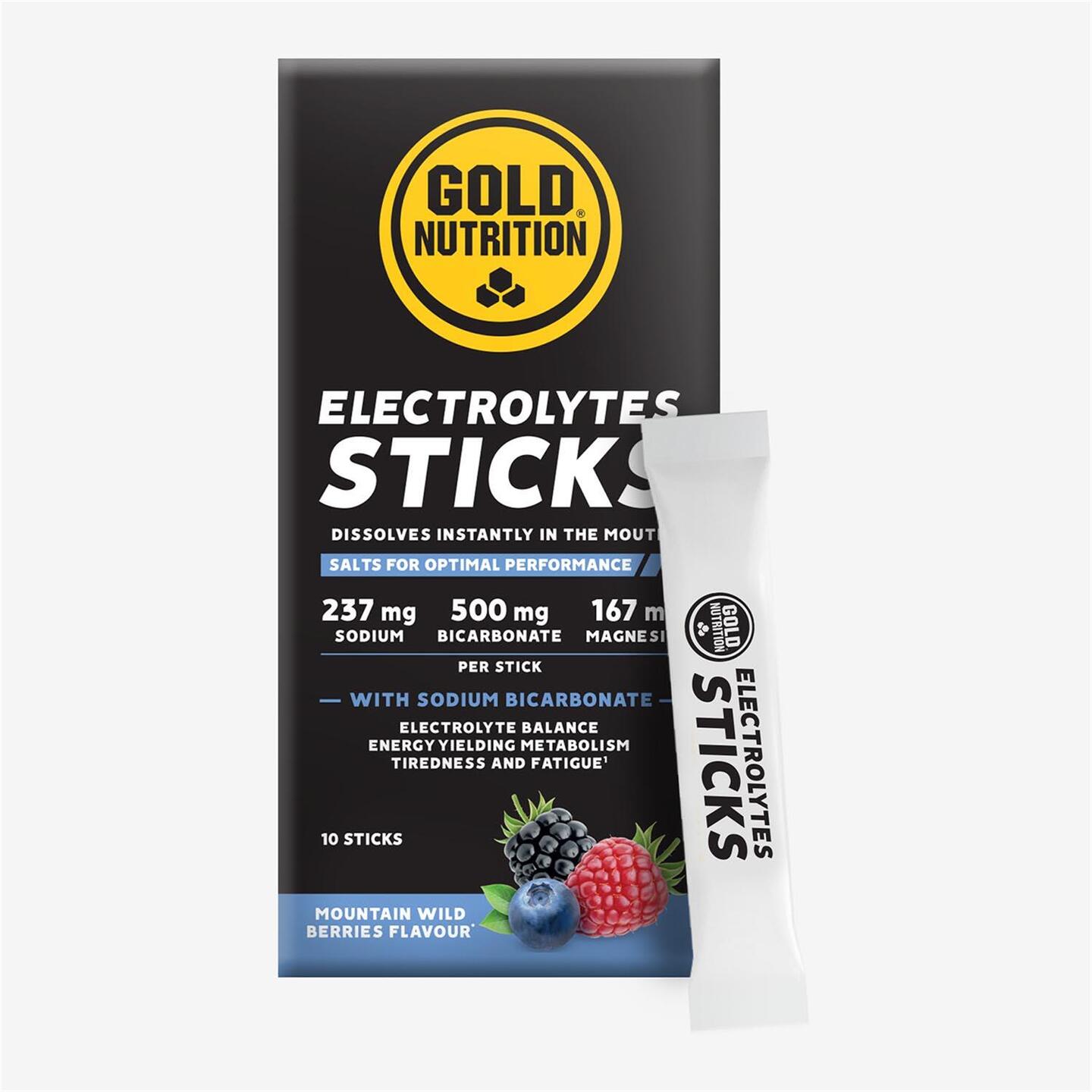 Gold Nutrition Electrolytes Frutos S. - unico - Electrolitos 10 sticks