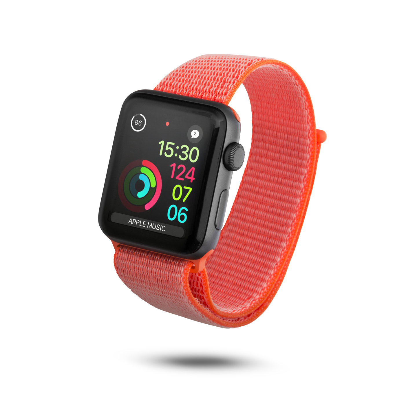 Correa Velcro Para Apple Watch 42 44mm naranja Sprinter MKP