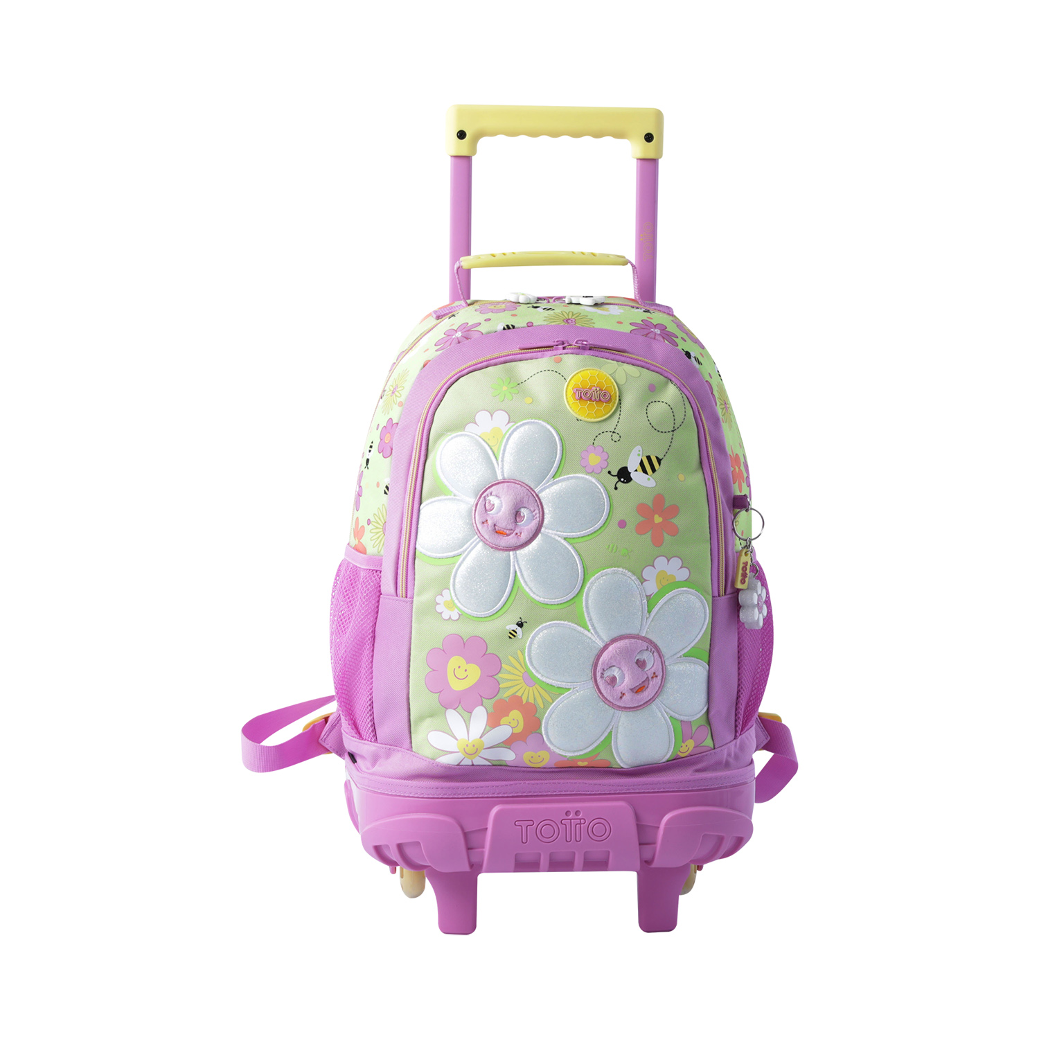 Mochila Totto  Margarita M Infantil Con Ruedas - verde - undefined