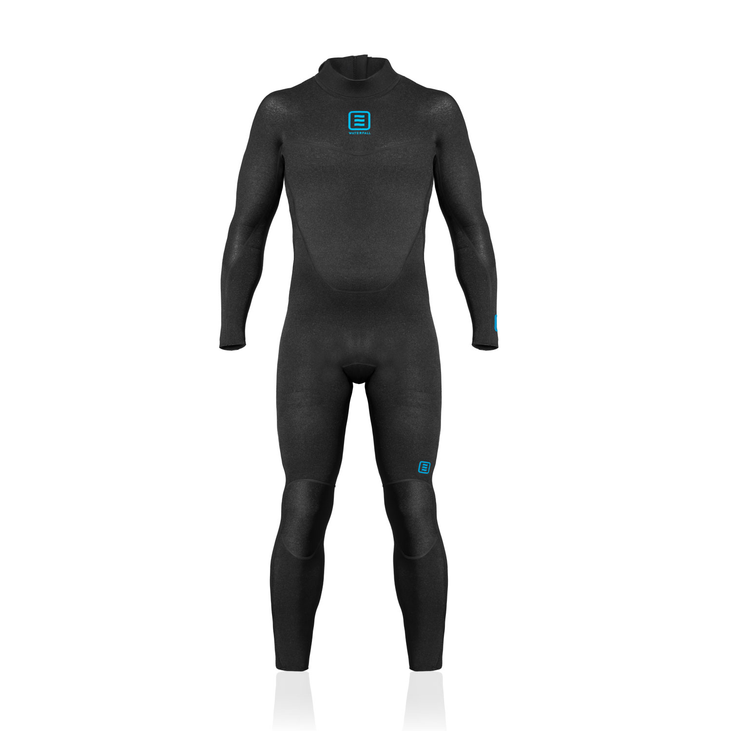 Fato De Surf Em Neoprene Waterfall Tech 3/2mm Backzip - negro - undefined