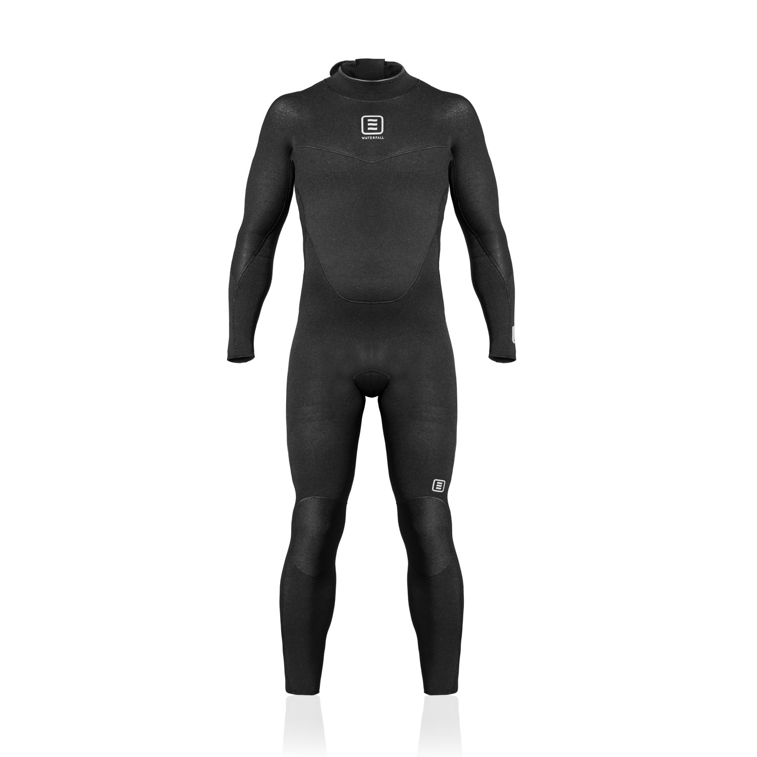 Fato De Surf Waterfall Tech Plus 4/3mm Backzip - negro - undefined