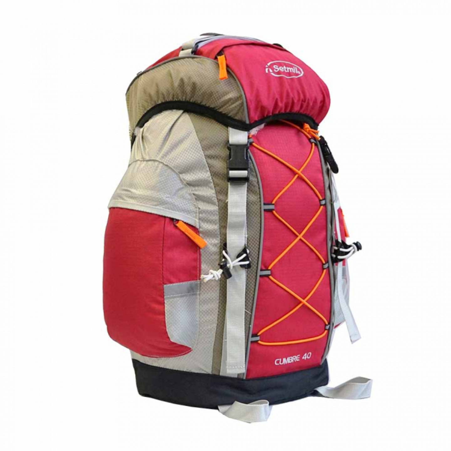 Mochila De Trekking Setmil Cumbre 40l - rojo - undefined