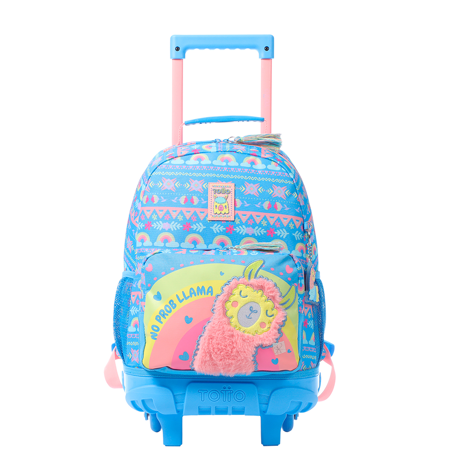 Mochila Totto  Llama M Infantil Con Ruedas - azul - undefined