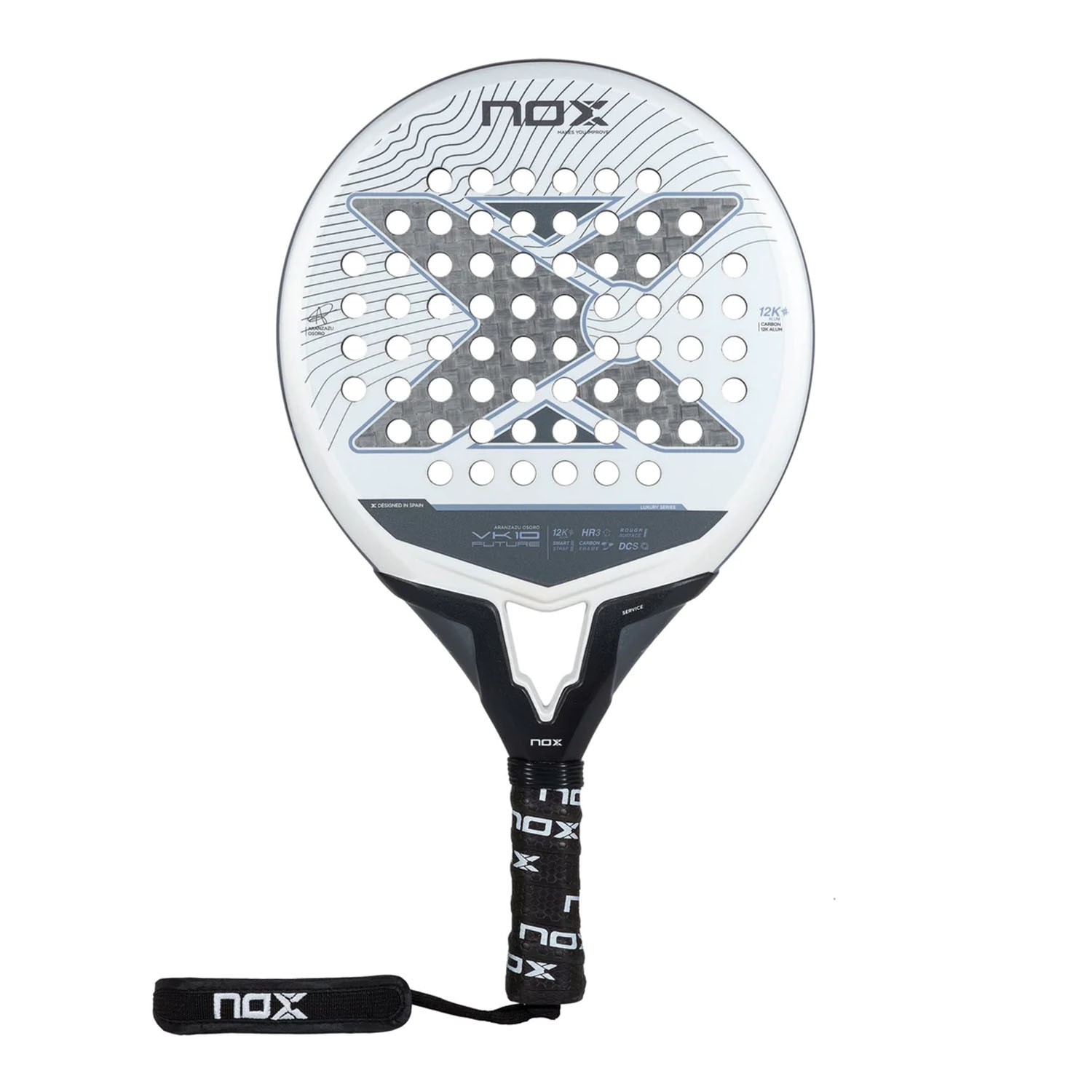 Raquete De Padel Nox Vk10 Por Aranzazu Osoro 2024 - gris - 