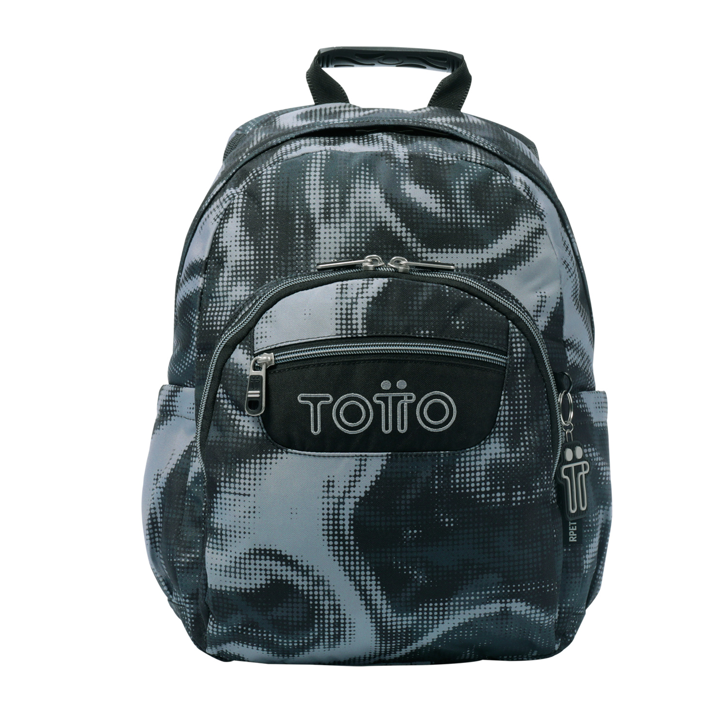 Mochila Totto  Gommas Escolar Pequeña Negro Bluc - negro - undefined