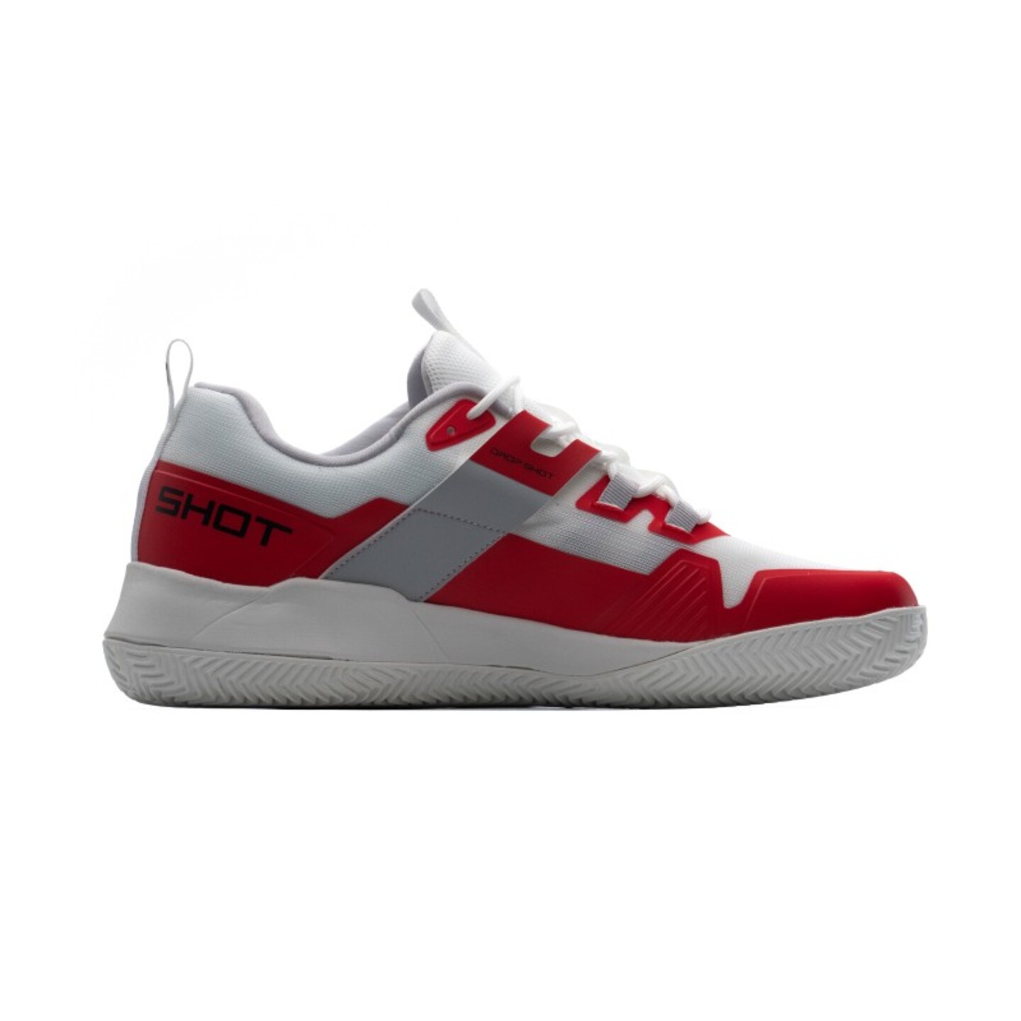 Zapatilla Padel Drop Shot Dailos - blanco-rojo - Zapatilla Padel Dailos