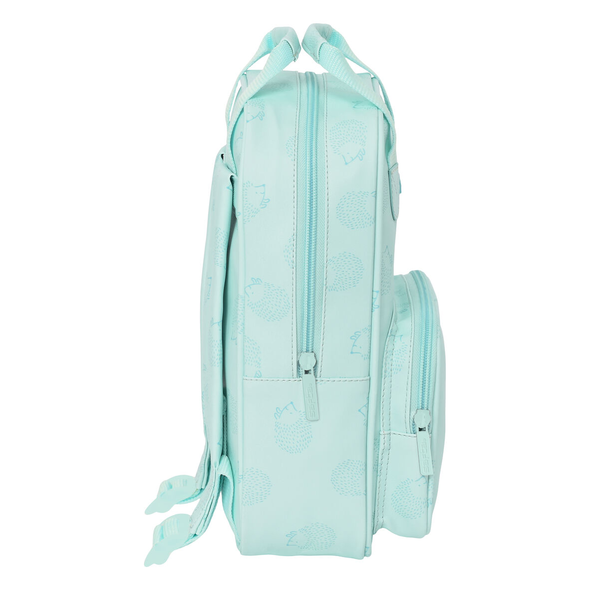 Mochila Infantil Safta Erizo Turquesa (20 X 28 X 8 Cm) - azul-turquesa - Mochila Infantil Erizo