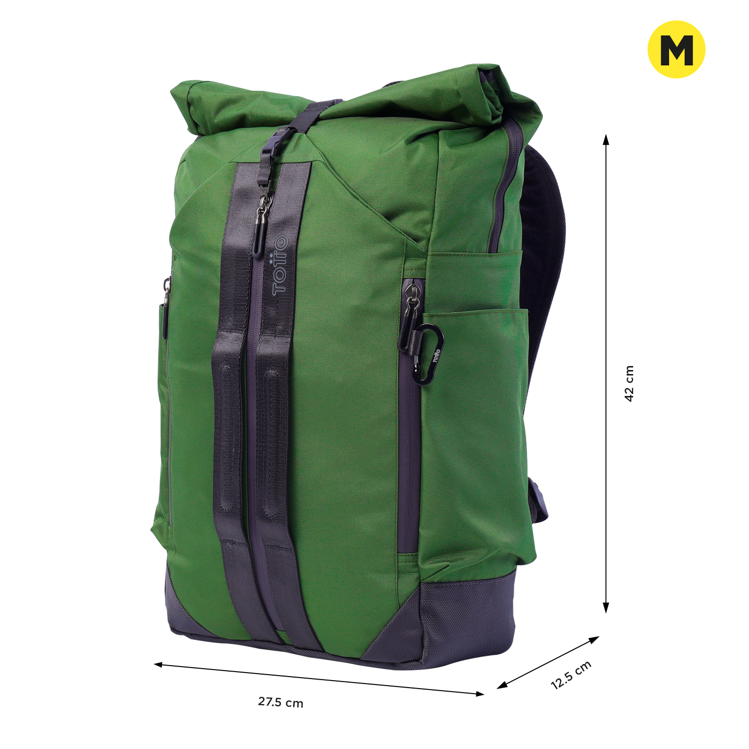 Mochila Totto  Spurn 2.0 Juvenil - verde - Mochila  Spurn 2.0