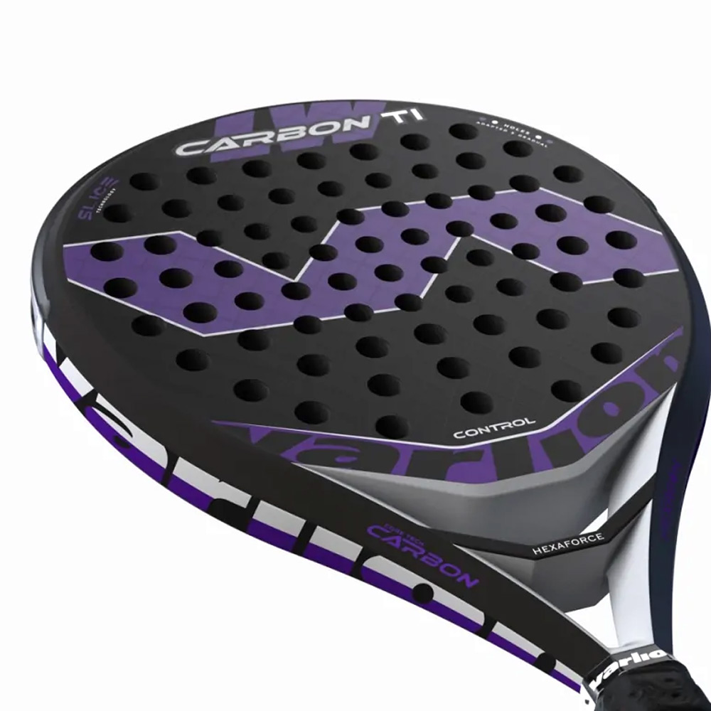 Pala De Pádel Varlion Lw Carbon Ti - negro-morado - 