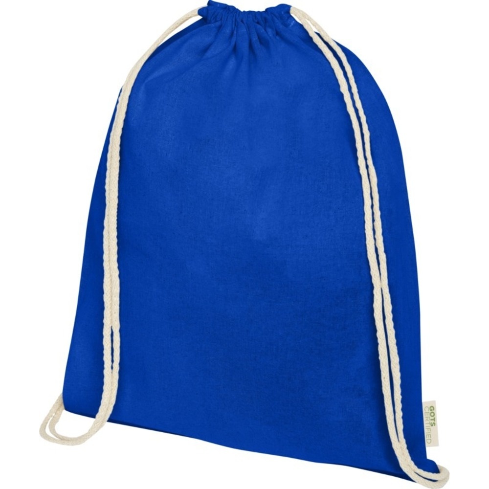 Mochila De Cuerdas De Algodón Orgánico Bullet Orissa - azul - undefined