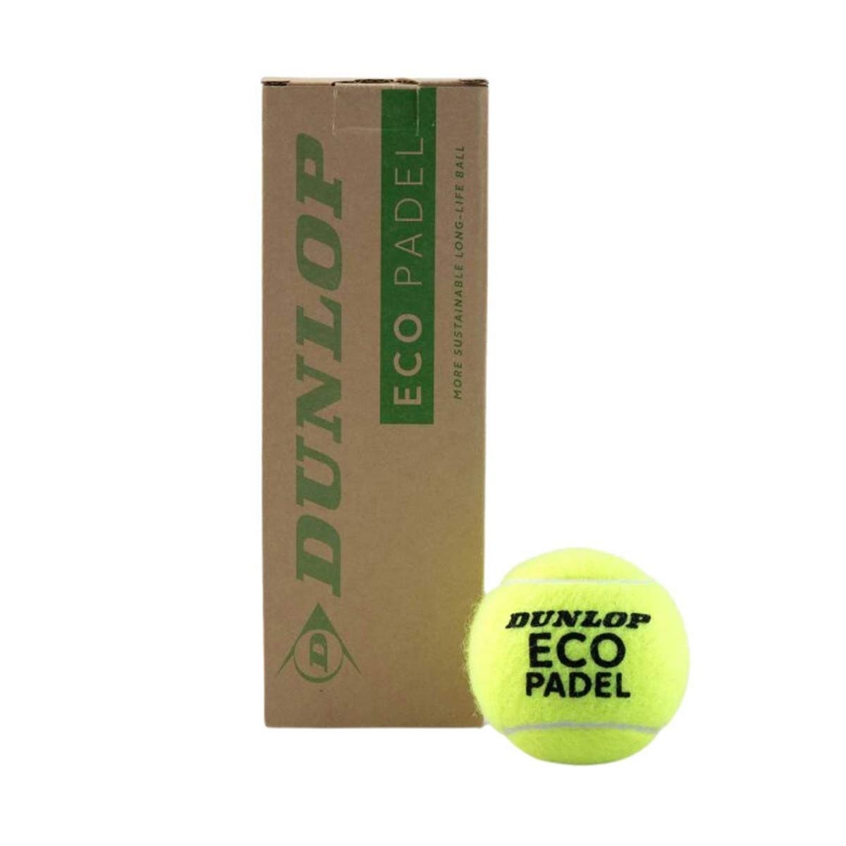 Tubo De Bolas De Padel Dunlop Eco - amarillo - 