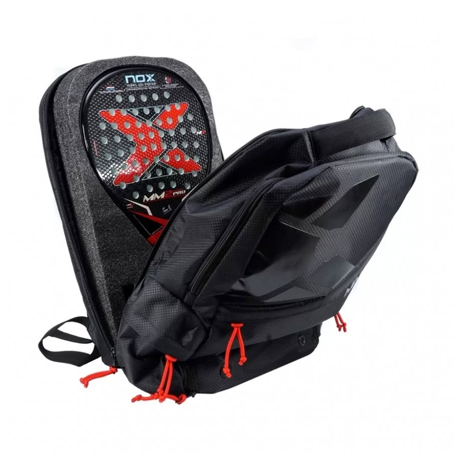 Mochila Mm2 Pro - negro-rojo - 