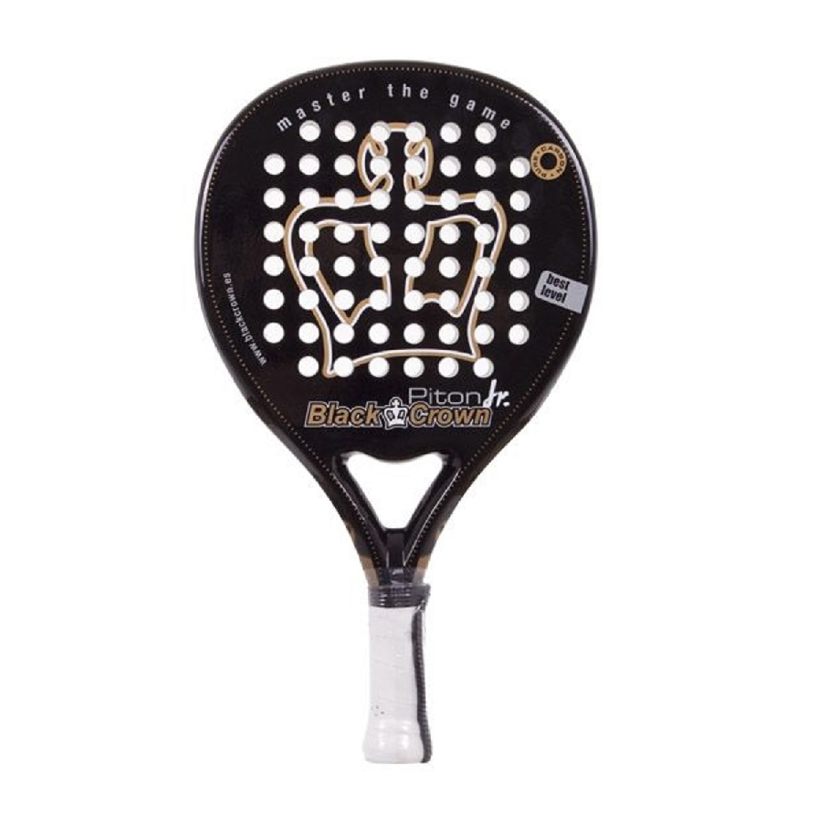 Raquete De Padel Black Crown Piton Junior - negro - 