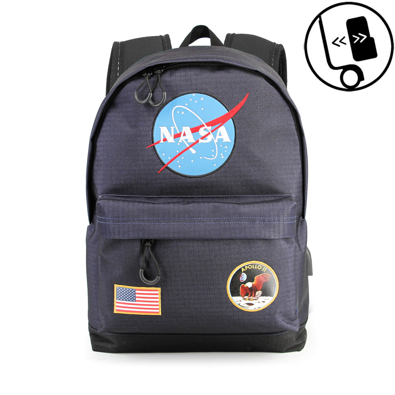 Mochila Adaptable NASA Apolo - multicolor - undefined