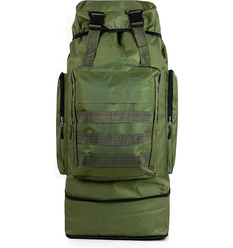 Mochila De Senderismo Plegable Impermeable 60l+10l Coshano - verde - undefined