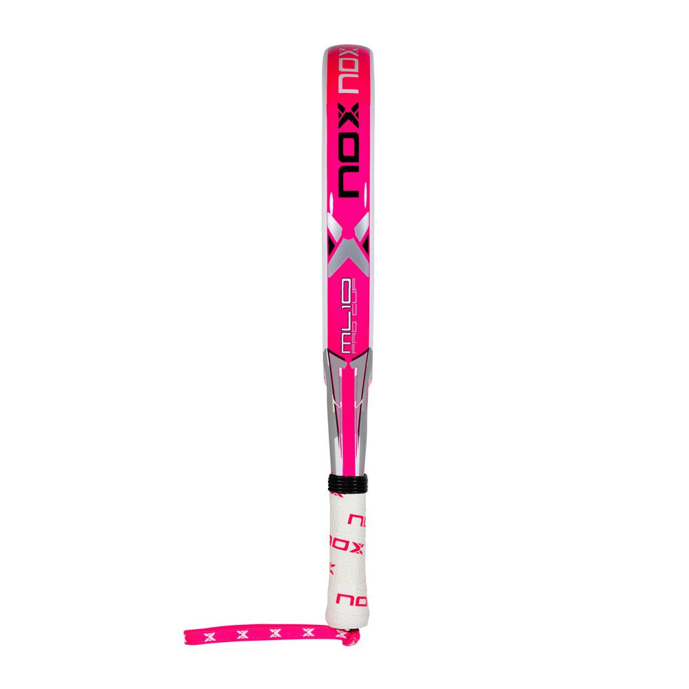 Raquete De Padel Nox Ml10 Pro Cup Silver 2023 - blanco-rosa - 