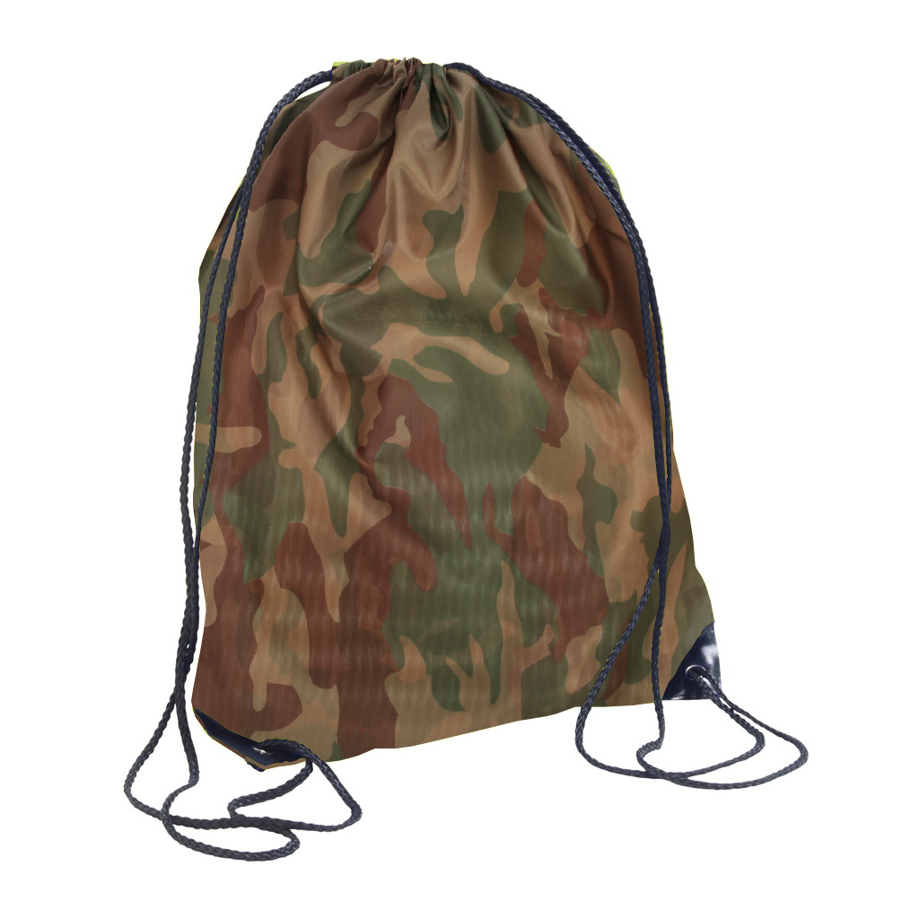 Mochila Saco O De Cuerdas Impermeable/resistente Al Agua Deporte/gimnasio Sols - verde-militar - undefined