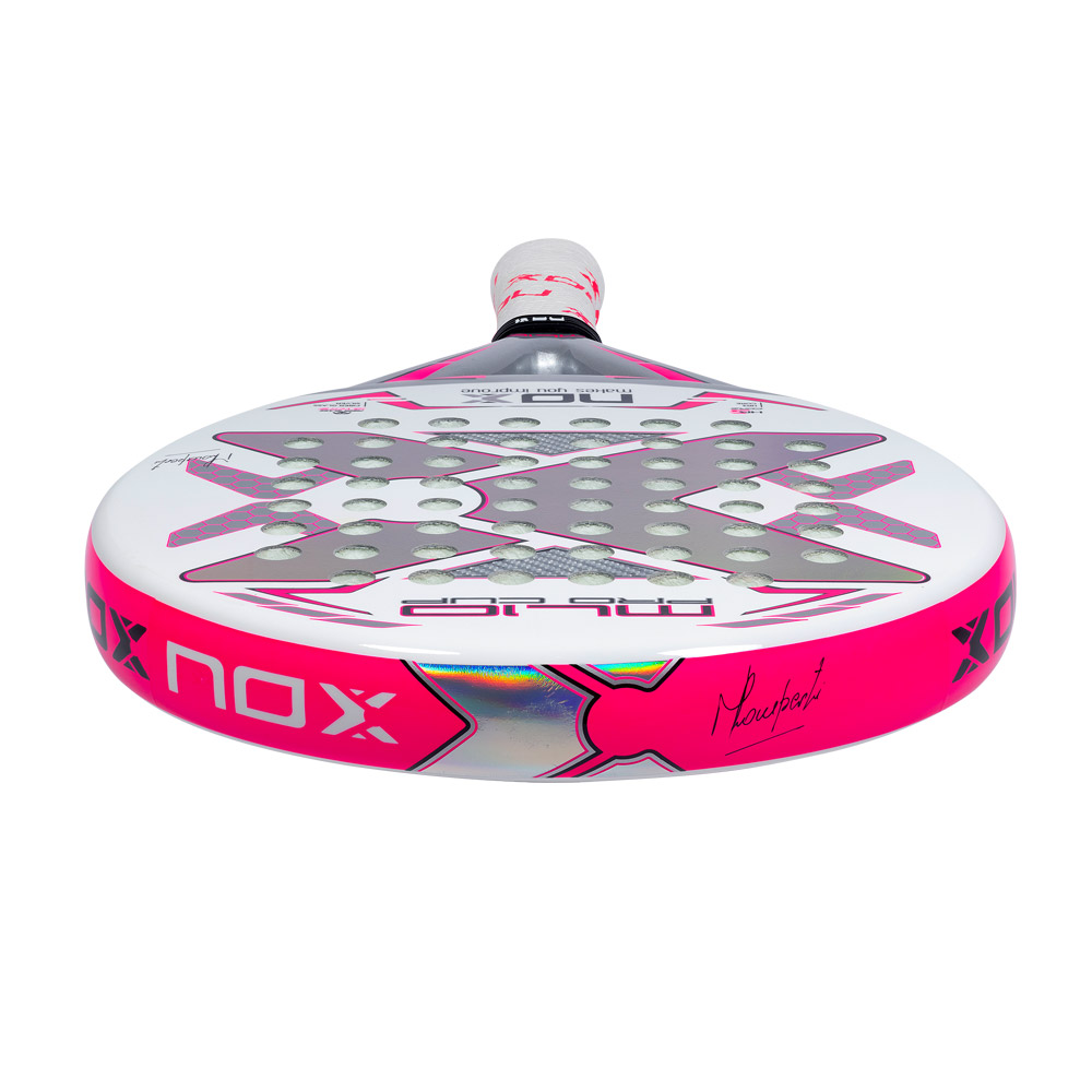 Pala De Pádel Nox Ml10 Pro Cup Silver 2023 - blanco-rosa - 