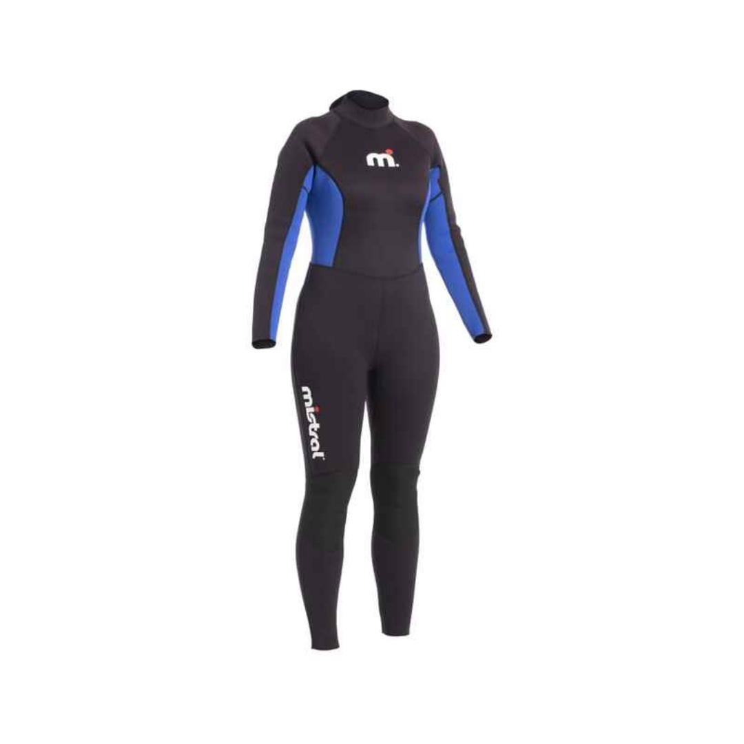 Ocean Neoprene Longo Femenino 4/3 - negro-azul - undefined