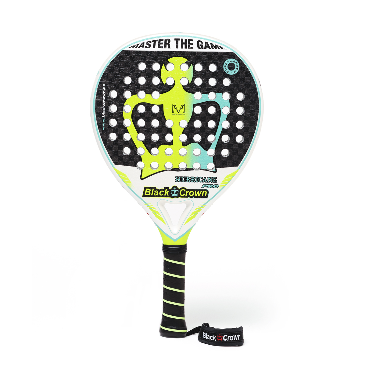 Pala De Pádel Black Crown Hurricane Pro 2022 - amarillo - 