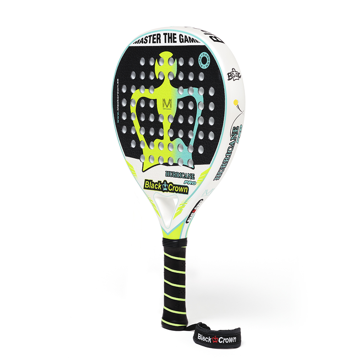 Raquete De Padel Black Crown Hurricane Pro 2022 - amarillo - 