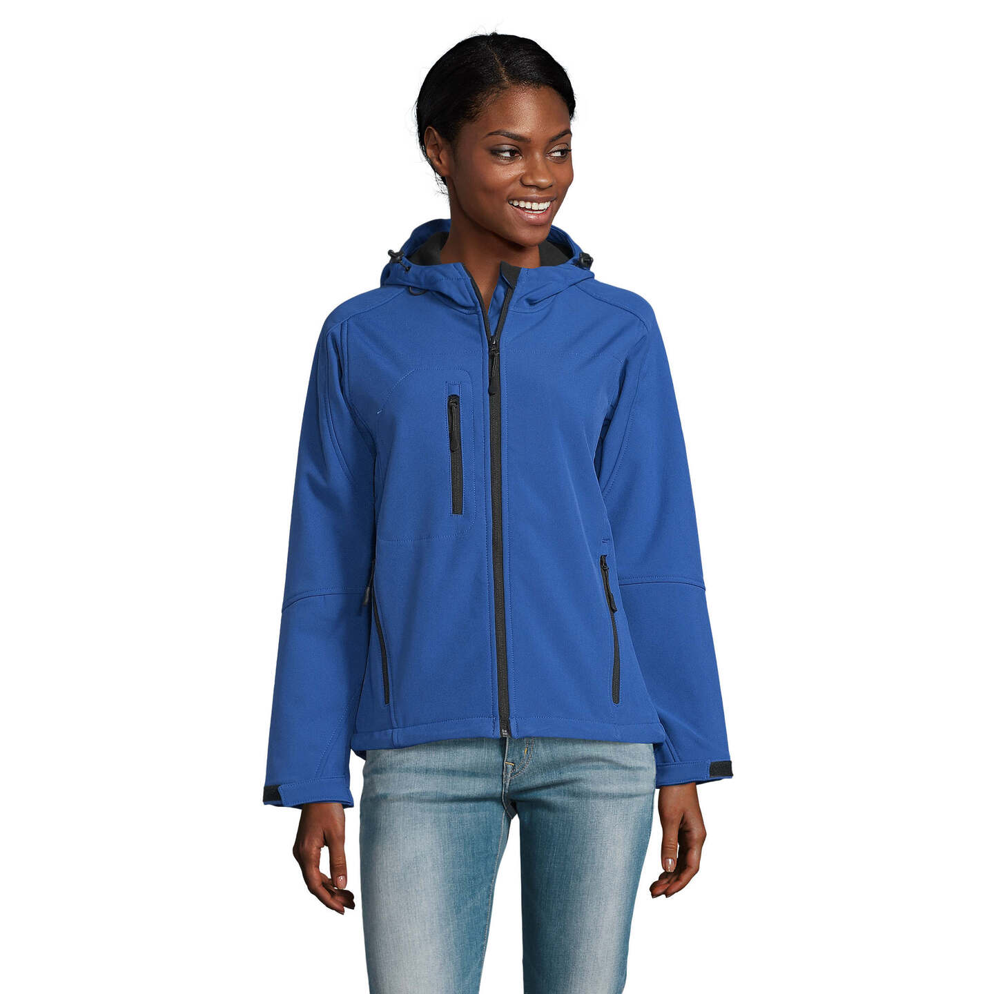 Chaqueta Softshell Sols Replay Azul Running Mujer Sprinter MKP