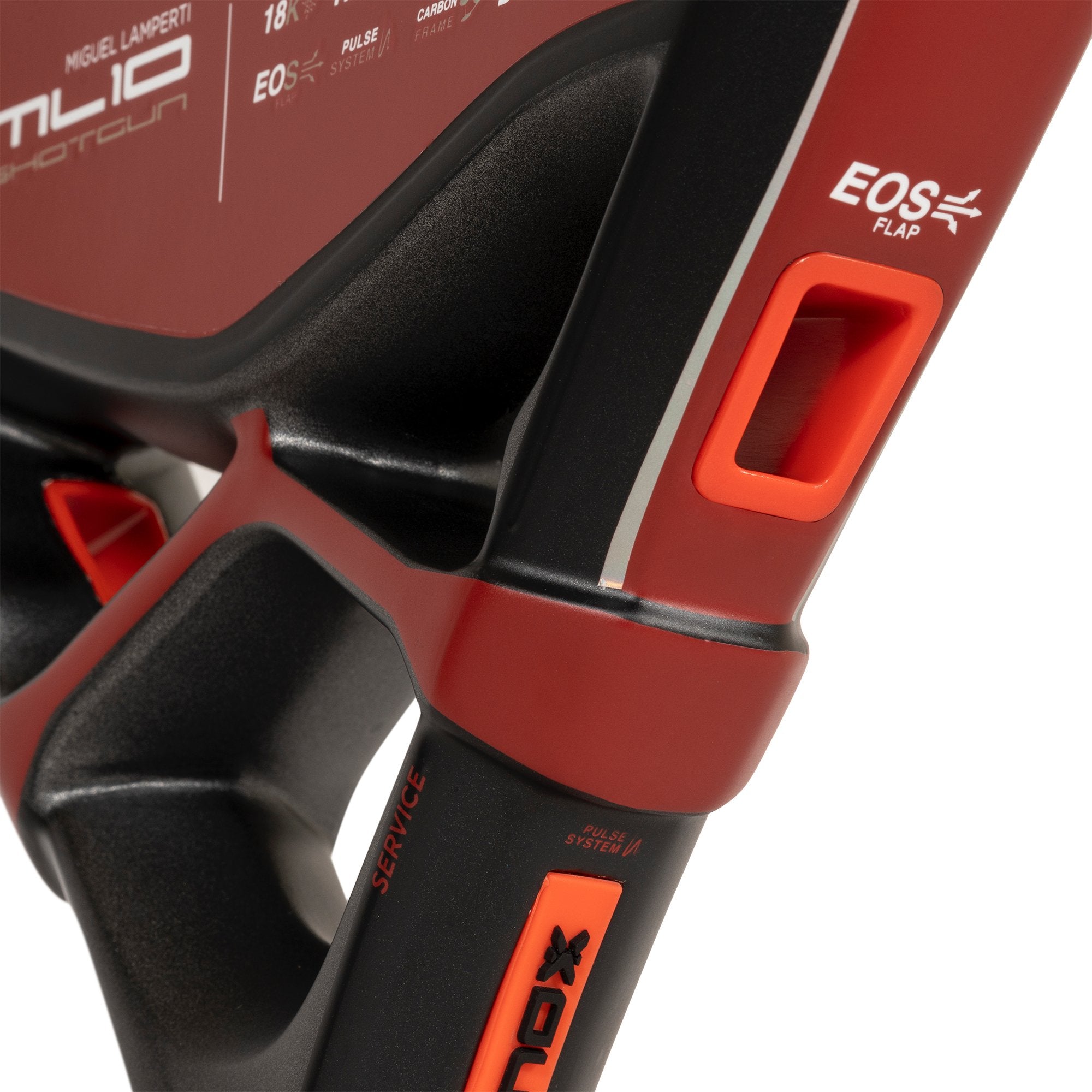 Pala De Pádel Nox Ml10 Shotgun 18k Luxury Series 2024 - negro-rojo - 