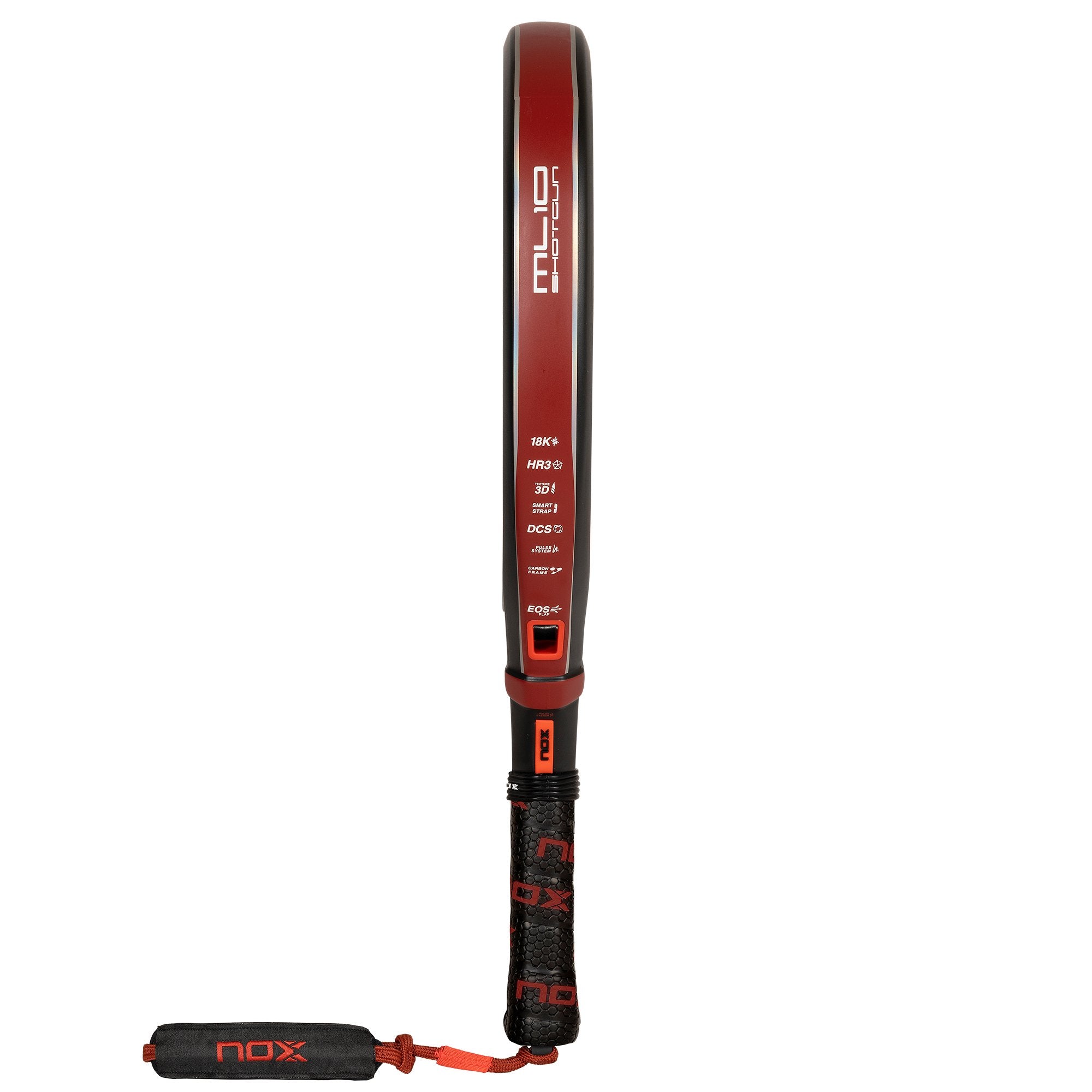 Raquete De Padel Nox Ml10 Shotgun 18k Luxury Series 2024 - negro-rojo - 