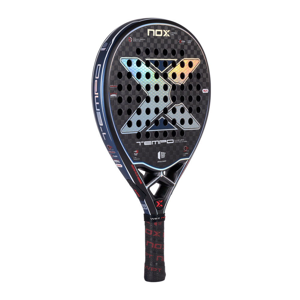 Raquete De Padel Nox Tempo Wpt Luxury Series 23 - negro - 